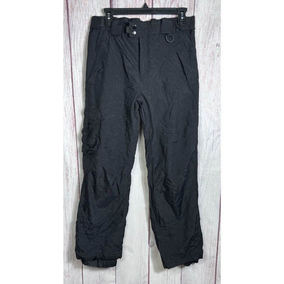 Sport Essentials Snow Ski Pants Insulated Waterproof Unisex Kids Black Size 16 - Picture 1 of 5